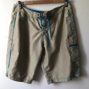 Oxide Women Board shorts retro swim cover-up surf